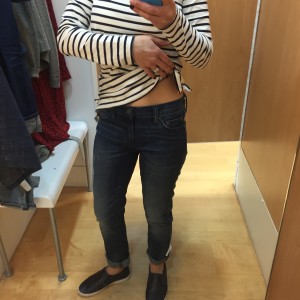 GAP Girlfriend jeans_rise