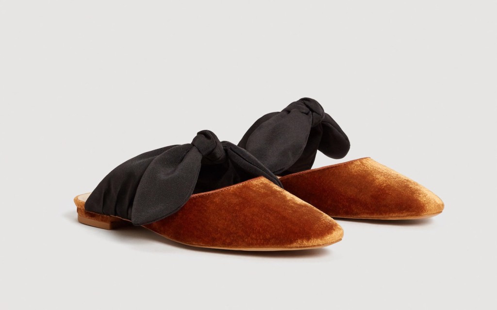 mango-velvet-bow-shoes