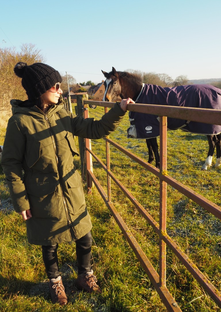 Slightly too long on me, but a two way zip means I can leave an opening and walk without being restricted