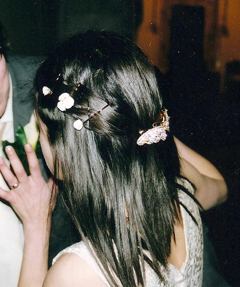 How like smooth was my wedding hair?